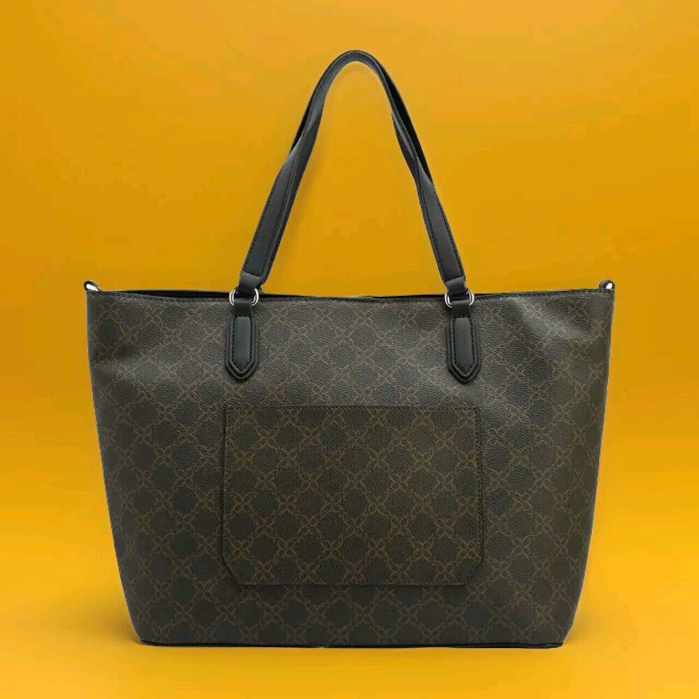Nine West Bryn Magnetic Snap Closure Tote Bag - Brown - Picture 4 of 6
